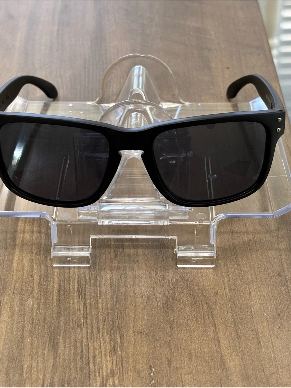 Oakley Holbrook Square Sunglasses Tinted black lens Black Plastic Frame
